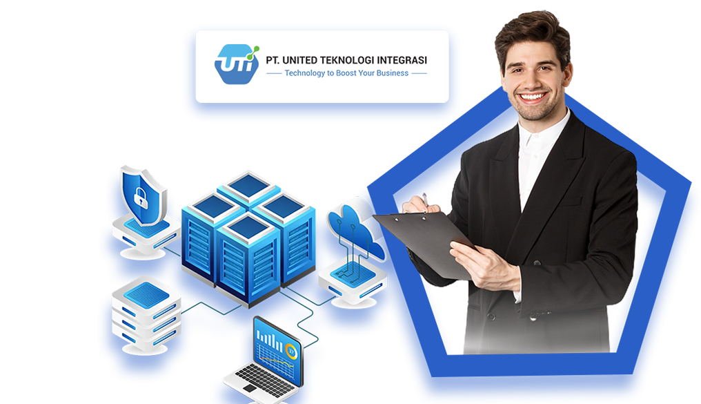 Woman holding a package and smiling